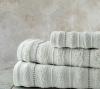 Πετσέτες Μπάνιου Σετ (3 Τεμ) Aura Light Gray Nima Home